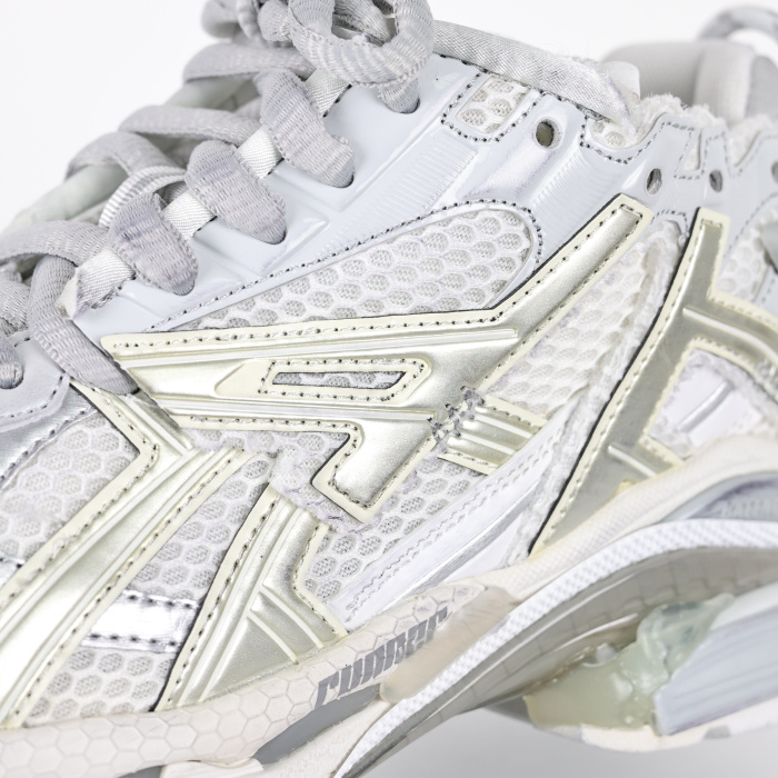 Balenciag* Runner Sneaker Triple White