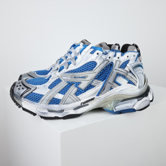 Balenciag* Runner Sneaker Blue Grey