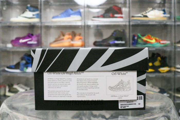 OFF-WHITE Be Right Back Silver Blue