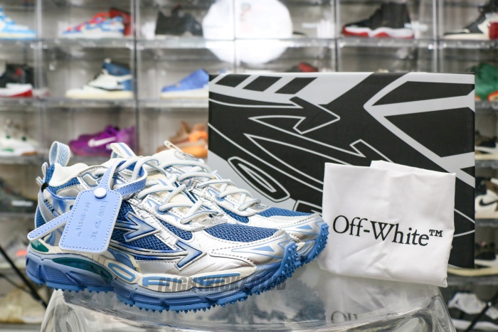 OFF-WHITE Be Right Back Silver Blue