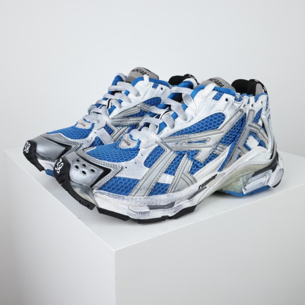 Balenciag* Runner Sneaker Blue Grey