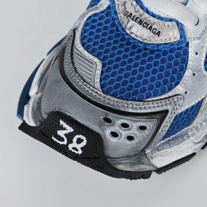 Balenciag* Runner Sneaker Blue Grey
