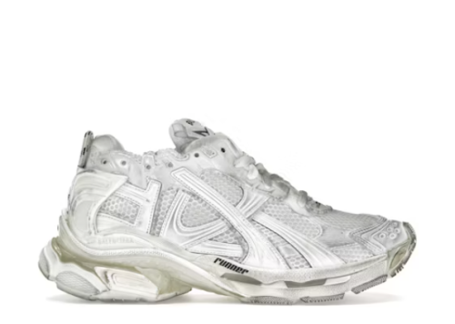 Balenciag* Runner Sneaker Triple White
