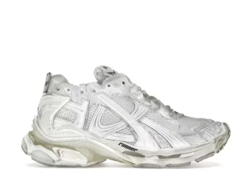 Balenciag* Runner Sneaker Triple White