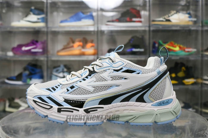 OFF-WHITE Be Right Back White Light Blue