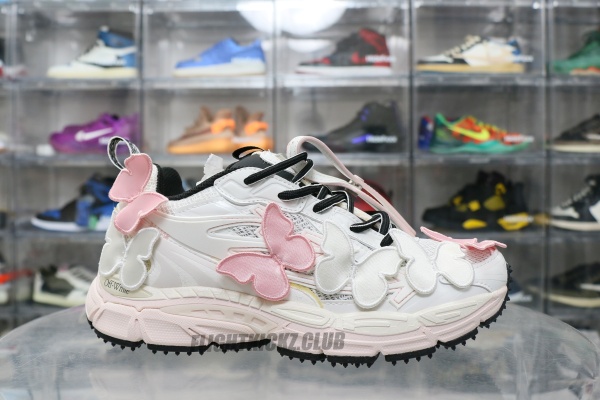 OFF-WHITE Be Right Back Pink White Butterflies (Women's)