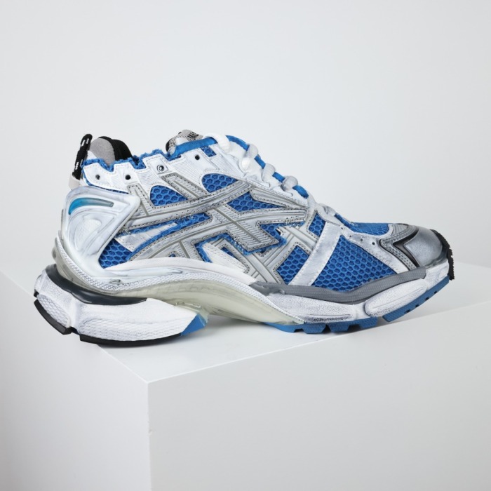 Balenciag* Runner Sneaker Blue Grey