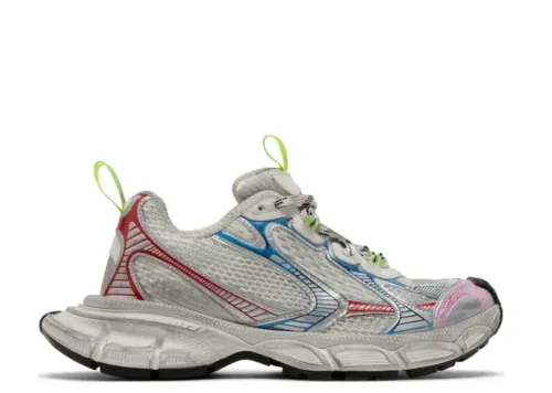 Balenciag* 3XL Ski Sneaker 'Worn-Out - White Blue Red'