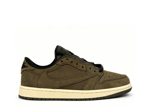 Travis Scott x Jordan 1 Low Velvet Brown Concept GS