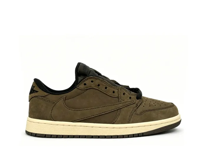 Travis Scott x Jordan 1 Low Velvet Brown Concept GS