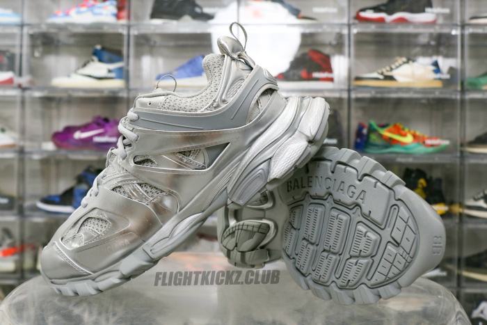 Balenciag* Track Sneaker 'Silver'