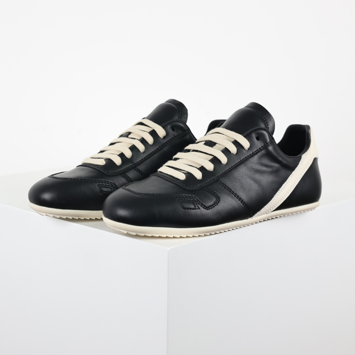 R!ck Owens Concordians Minimal Sneaker Black Milk