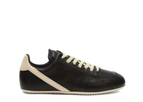 R!ck Owens Concordians Minimal Sneaker Black Milk