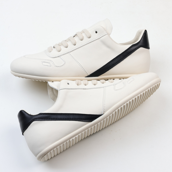 R!ck Owens Concordians Minimal Sneaker Milk Black