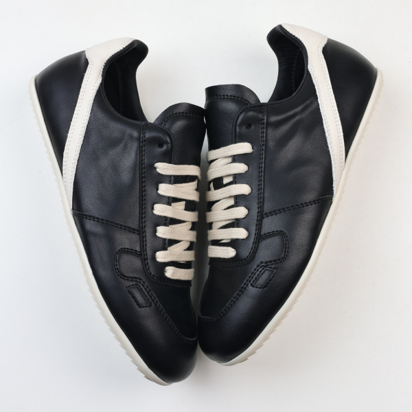 R!ck Owens Concordians Minimal Sneaker Black Milk