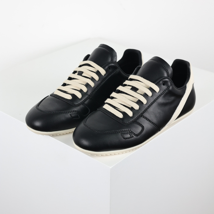 R!ck Owens Concordians Minimal Sneaker Black Milk