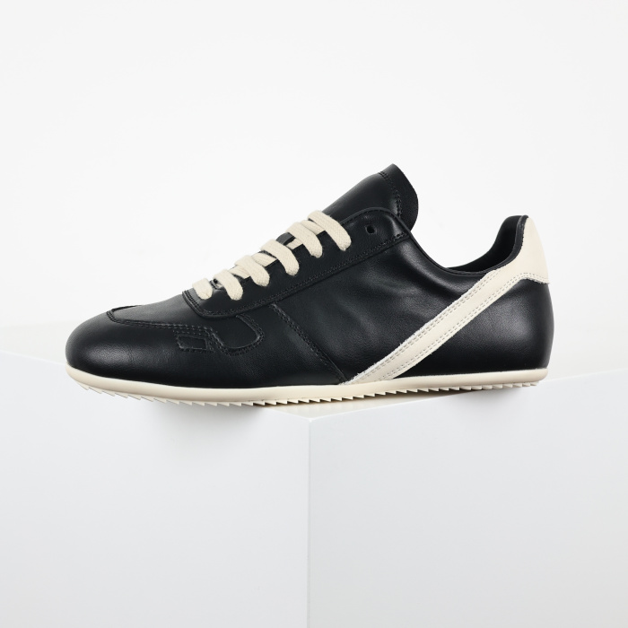 R!ck Owens Concordians Minimal Sneaker Black Milk