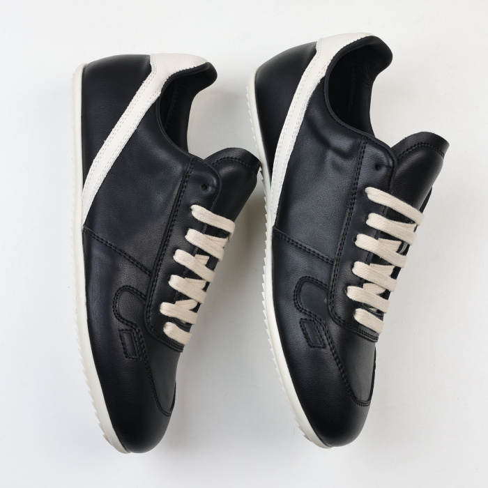 R!ck Owens Concordians Minimal Sneaker Black Milk