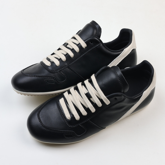 R!ck Owens Concordians Minimal Sneaker Black Milk