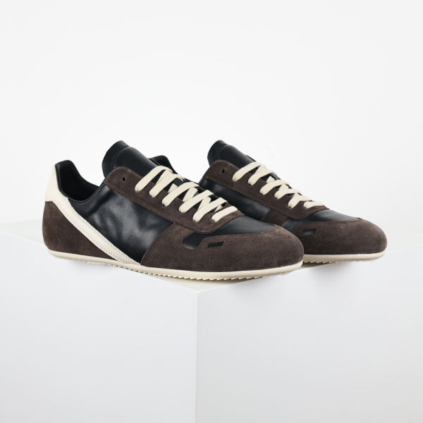 R!ck Owens Concordians Minimal Sneaker 'Dark Dust Black'