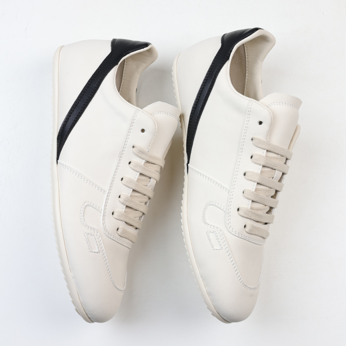 R!ck Owens Concordians Minimal Sneaker Milk Black