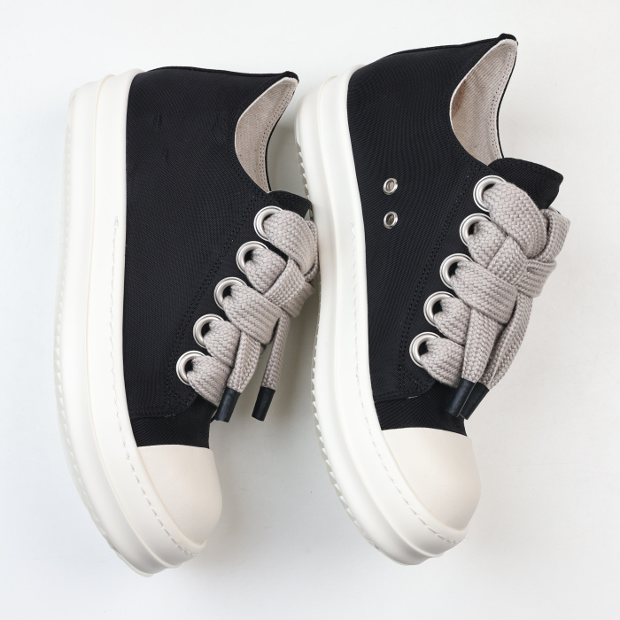 R!ck Owens Concordians DRKSHDW Jumbo Lace Low 'Black Milk'