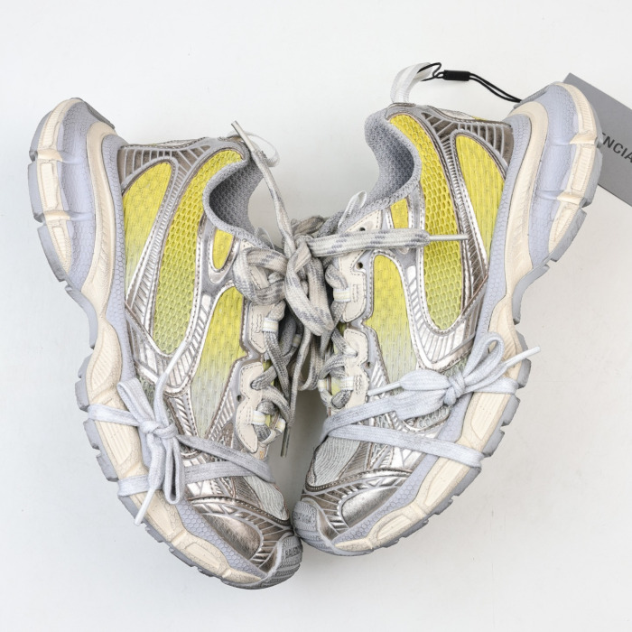Balenciaga 3XL Worn-Out Gradient Yellow Off White