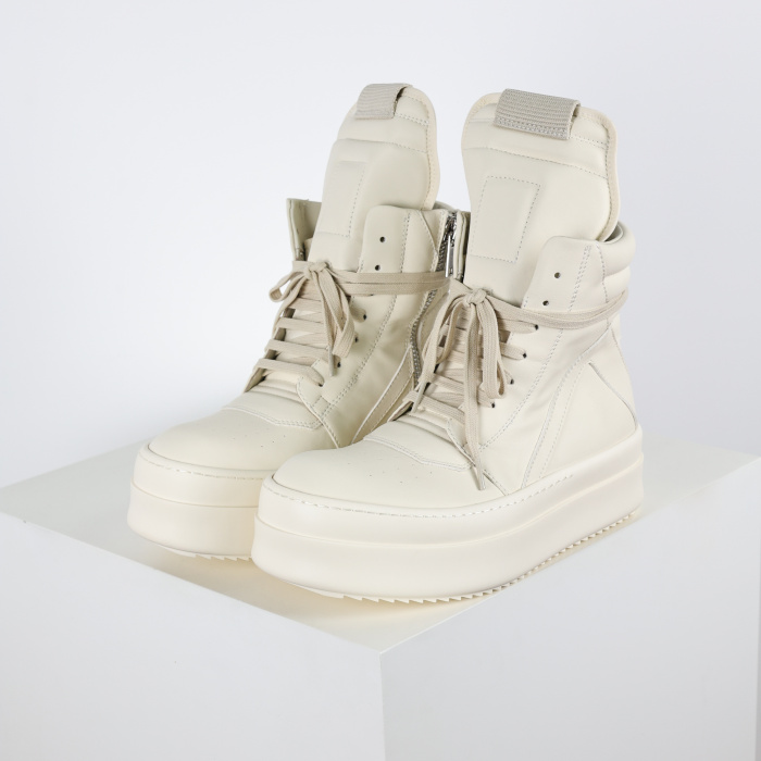 R!ck Owens Mega Bumper Geobasket Milk