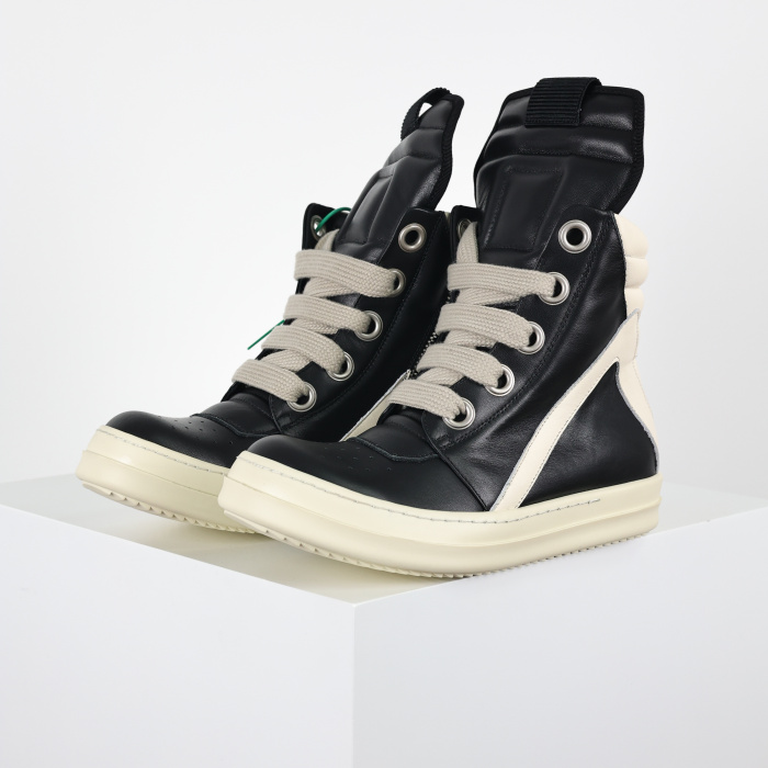 R!ck Owens Geobasket High 'Black Milk'