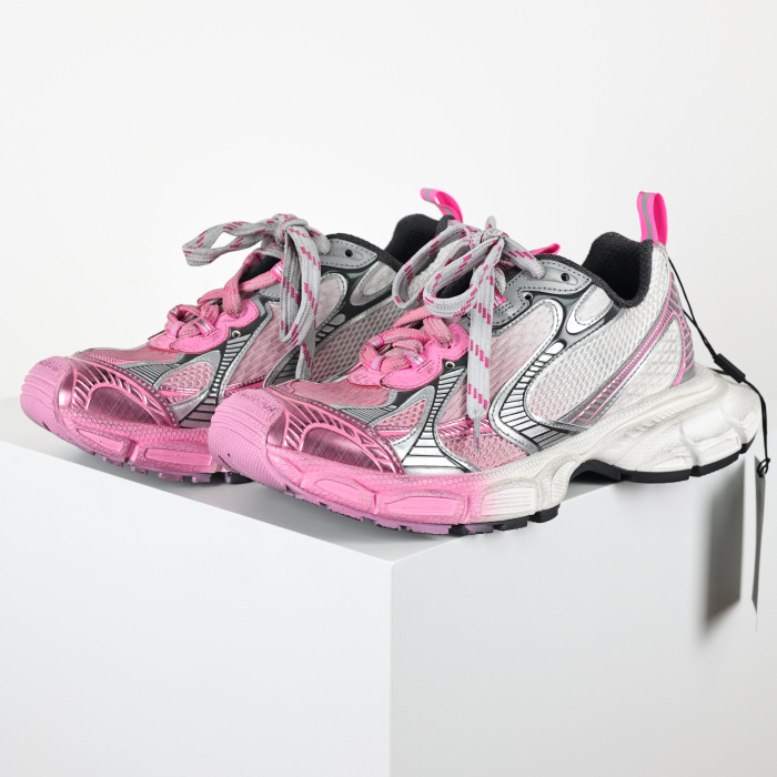 BALENCIAGA 3XL Toe Spray Sneakers PINK