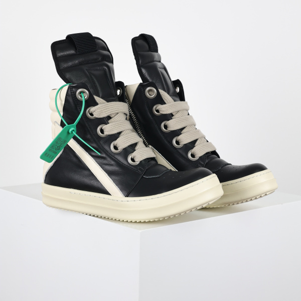 R!ck Owens Geobasket High 'Black Milk'