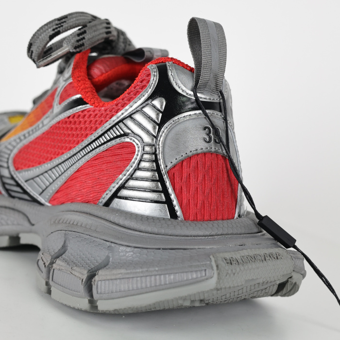 Balenciaga 3Xl Sneakers in Red, Orange, Grey, & Black