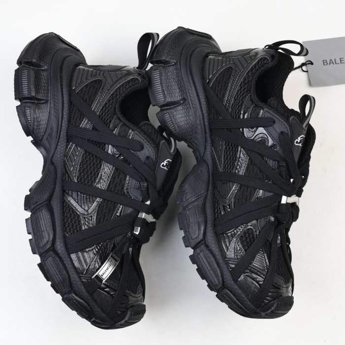 Balenciaga 3XL Extreme Lace sneakers in black mesh
