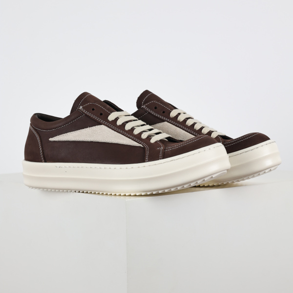 R!ck Owens Luxor Vintage Suede Brown Pearl