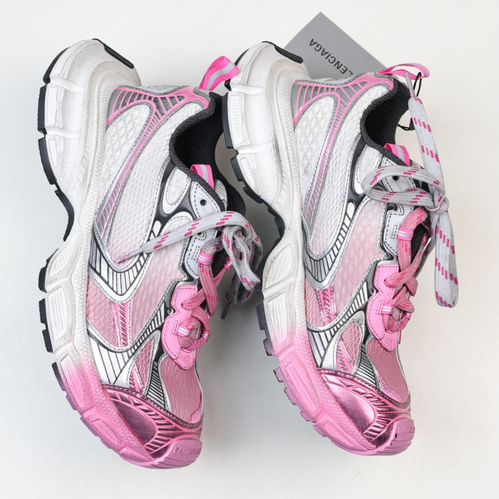 BALENCIAGA 3XL Toe Spray Sneakers PINK