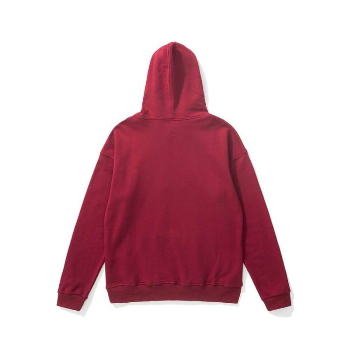 Sp5der Logo Hoodie Maroon