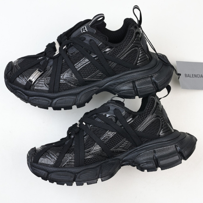 Balenciaga 3XL Extreme Lace sneakers in black mesh