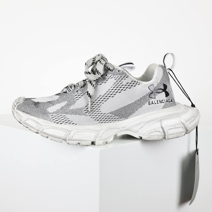 Balenciaga x Under Armour 3XL sneakers in white and black