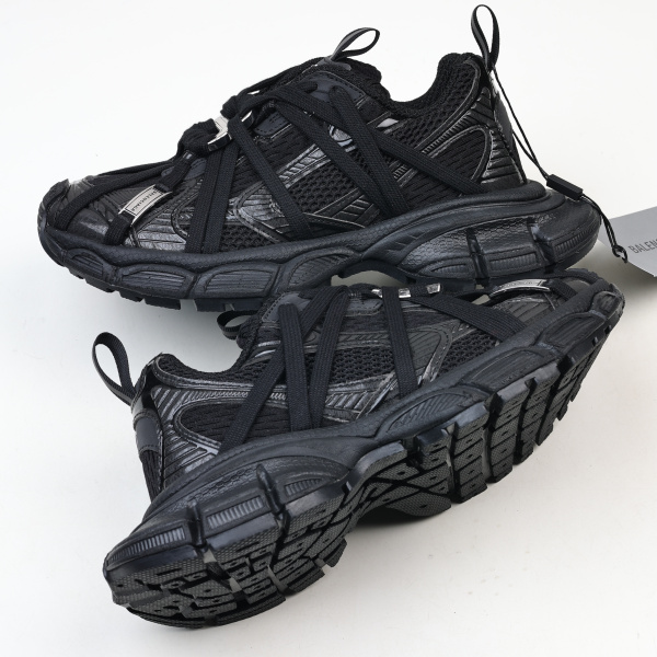Balenciaga 3XL Extreme Lace sneakers in black mesh