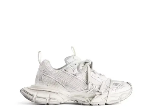 Balenciaga 3XL White Distress