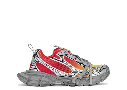 Balenciaga 3Xl Sneakers in Red, Orange, Grey, & Black