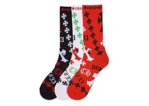 Chrome Hearts CH Stencil Socks