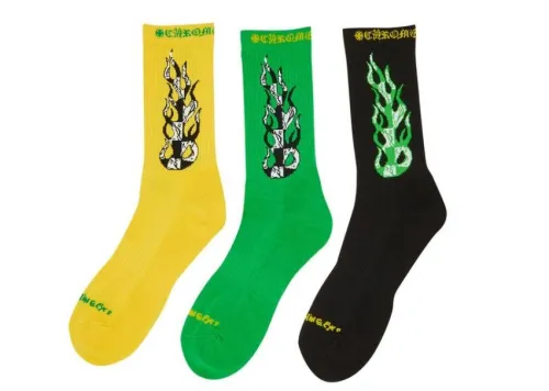 Chrome Hearts x Matty Boy Flame Socks