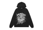 Sp5der Worldwide Black OG Web Hoodie