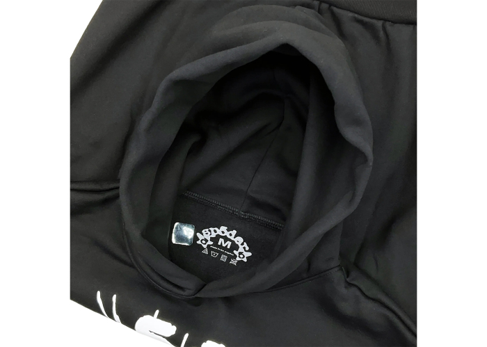 Sp5der OG Web Hoodie Heather Black