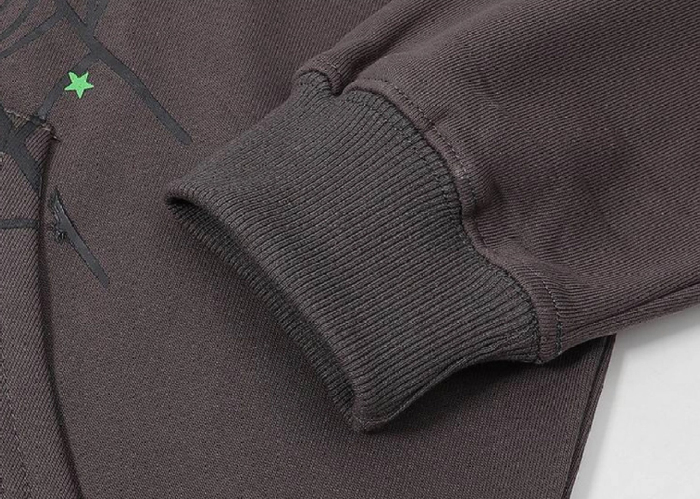 Sp5der Wait Web Hoodie Slate Grey