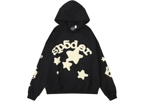 Sp5der Beluga Hoodie Black