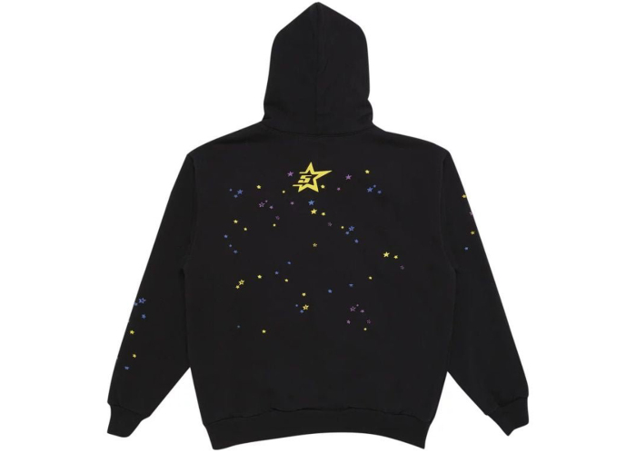 Sp5der P*NK V2 Hoodie Black