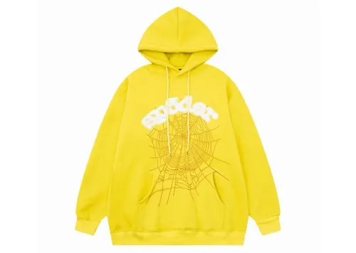 Sp5der Websuit Hoodie Yellow