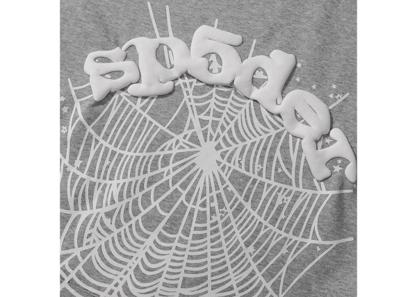 Sp5der OG Web Hoodie Heather Grey